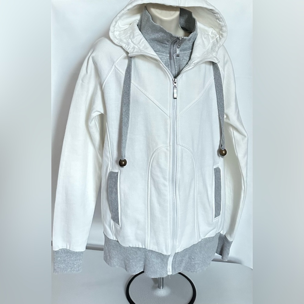 Foreign Exchange Hoodie Sweatshirt Double Zipper Size Small